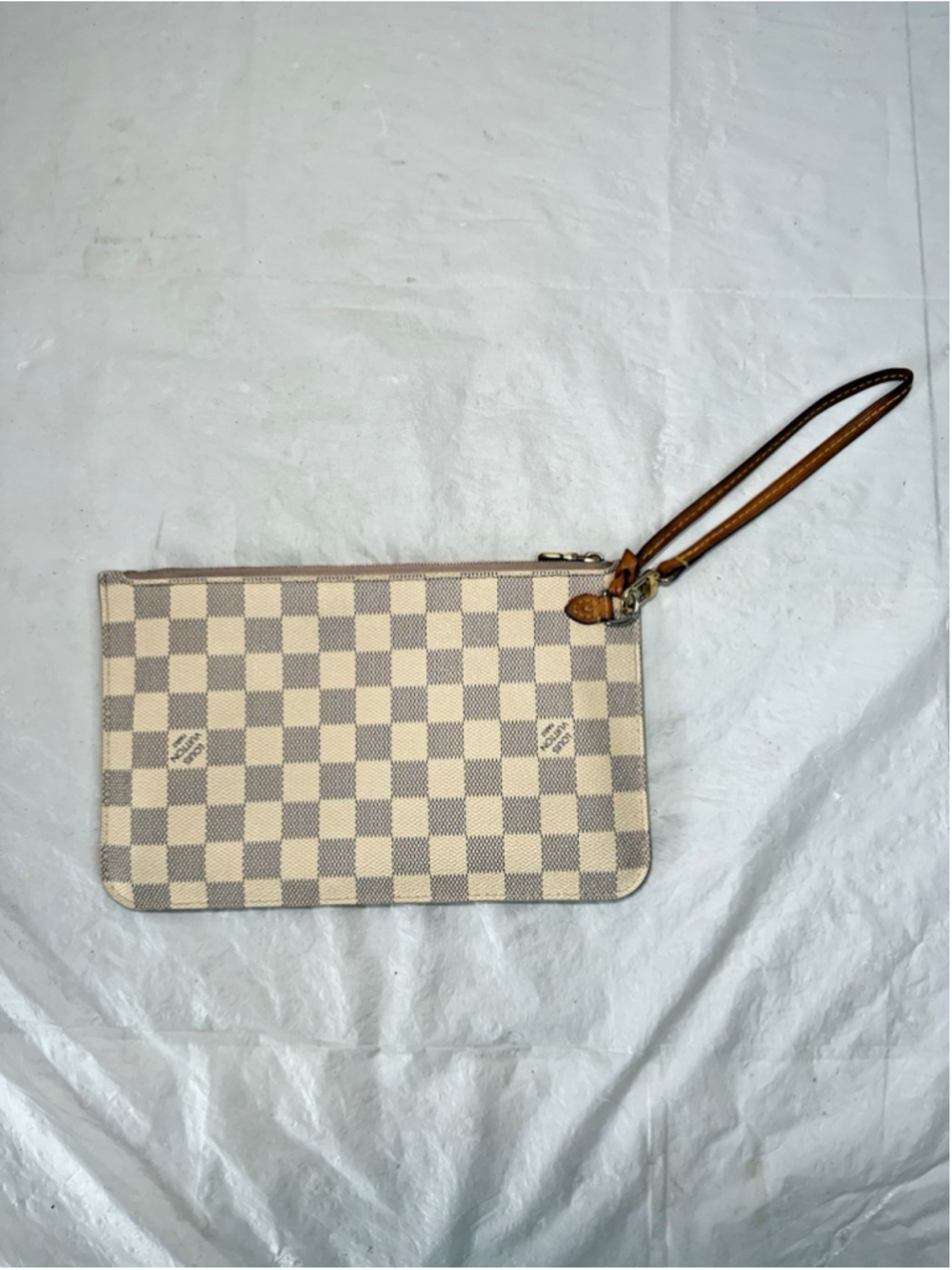 Louis Vuitton Damier Azur NEVERFULL Wristlet USA